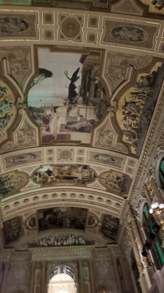 The interior of the Burgtheater in central Vienna.