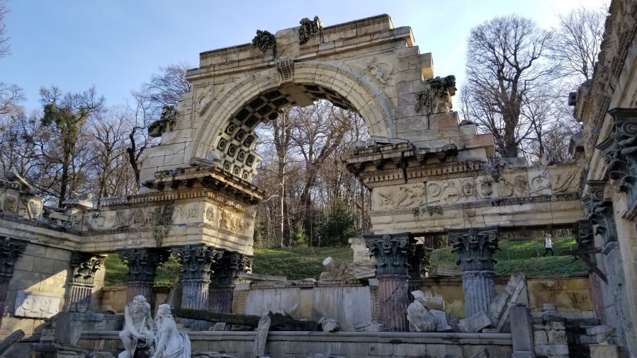 Part of the Roman Ruins at Schönbrunn.