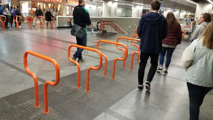 The closest thing to terminals at the entrance to the U-Bahn (subway). Nothing checks tickets here.