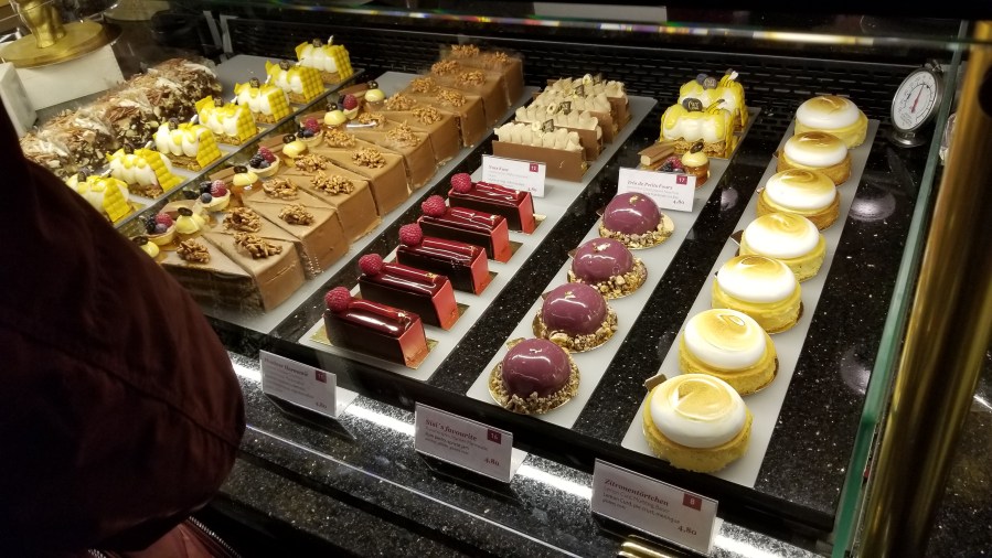 Some pastries in Cafe Central. I'll be honest, this picture is to make people jealous.