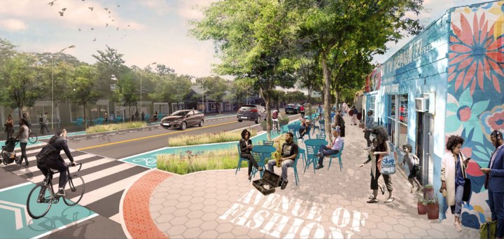 The plan for the Avenue of Fashion revitalization in the Livernois-McNichols neighborhood.