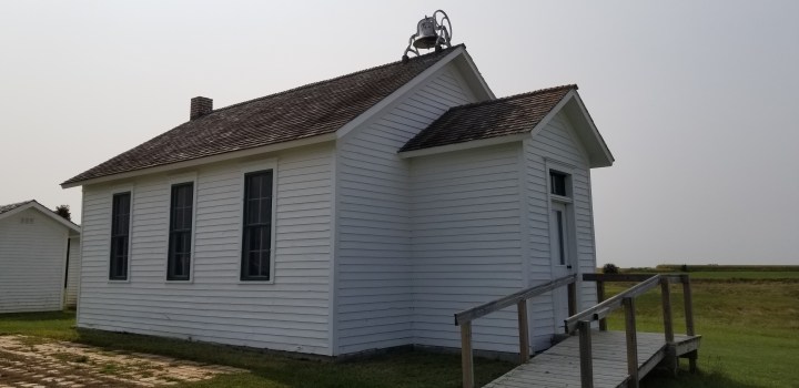 The Icarian schoolhouse as it stands today at the French Icarian Village.